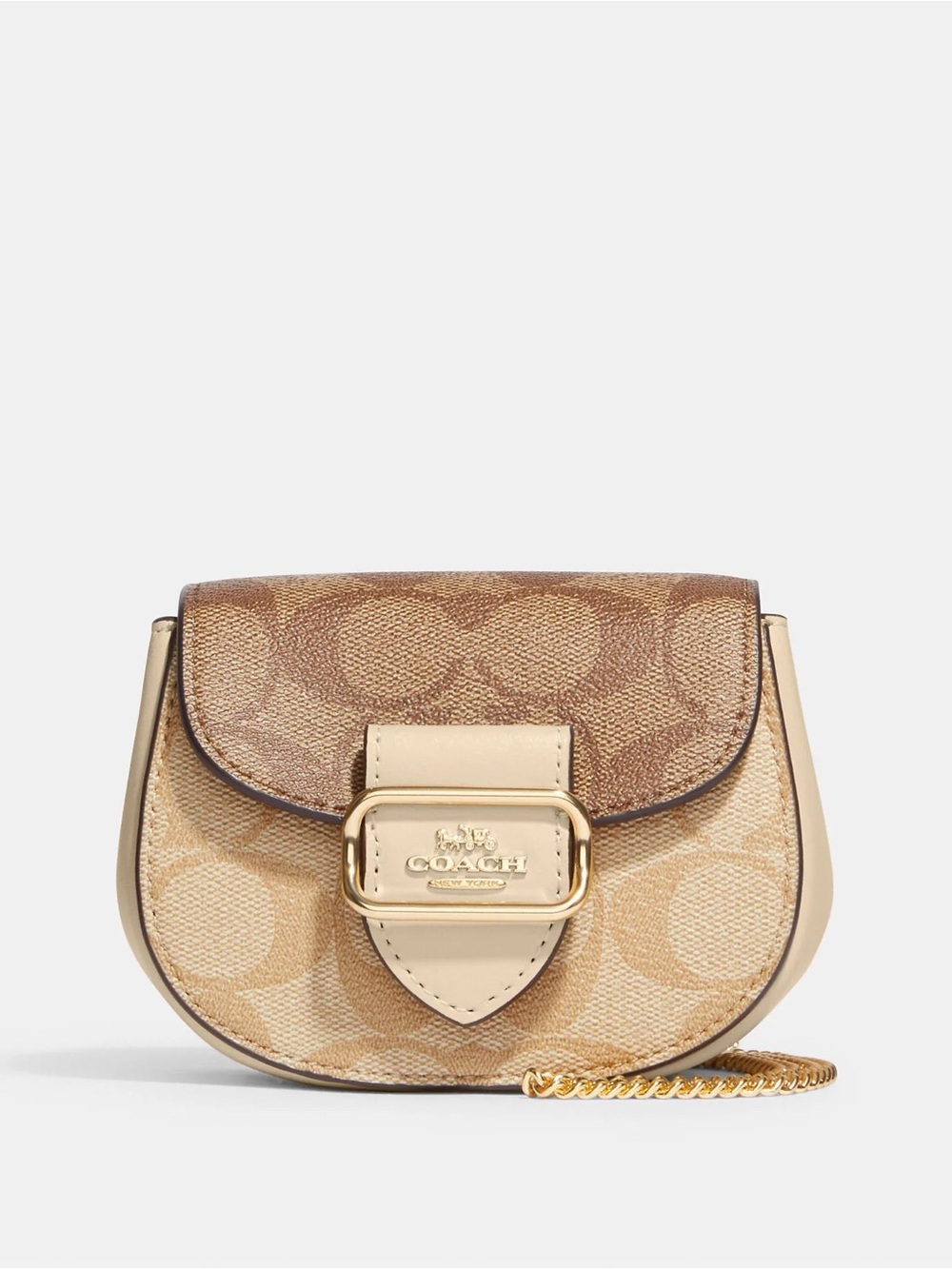 Coach Outlet Morgan Card Case in Chain